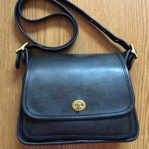 Vintage Coach Ramblers Legacy-Black leather